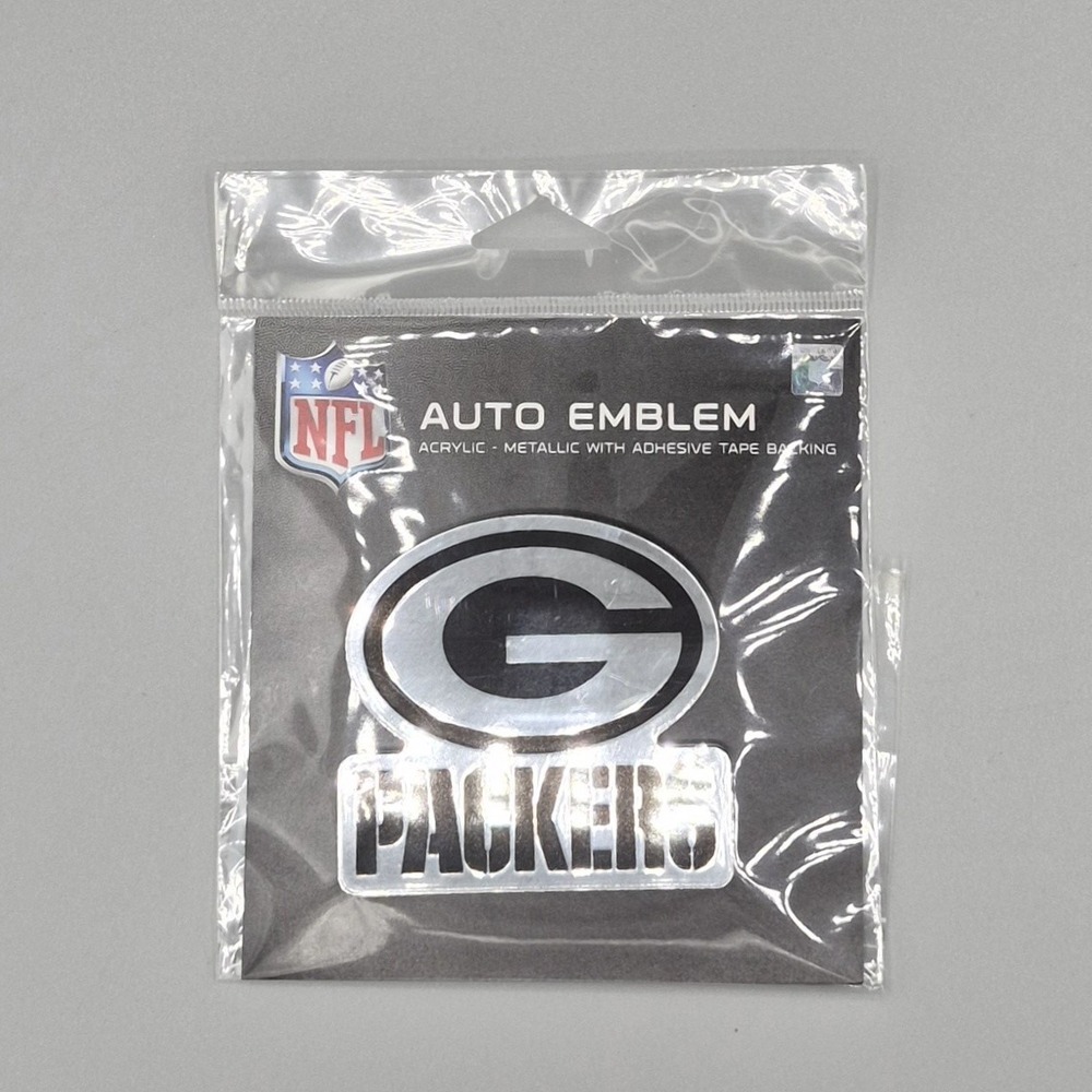 New NFL Green Bay Packers Auto Car Truck Heavy‎ Duty Metal Color Emblem